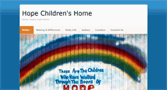 Desktop Screenshot of hopechildrenshomeguyana.com